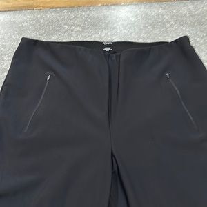 BR sport black pant with seam up back legs